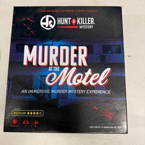 Hunt A Killer Murder At The Motel Mystery Game Medium Difficulty 1+ Players Ages